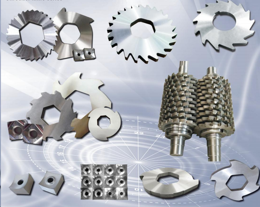 double shaft shredder blades